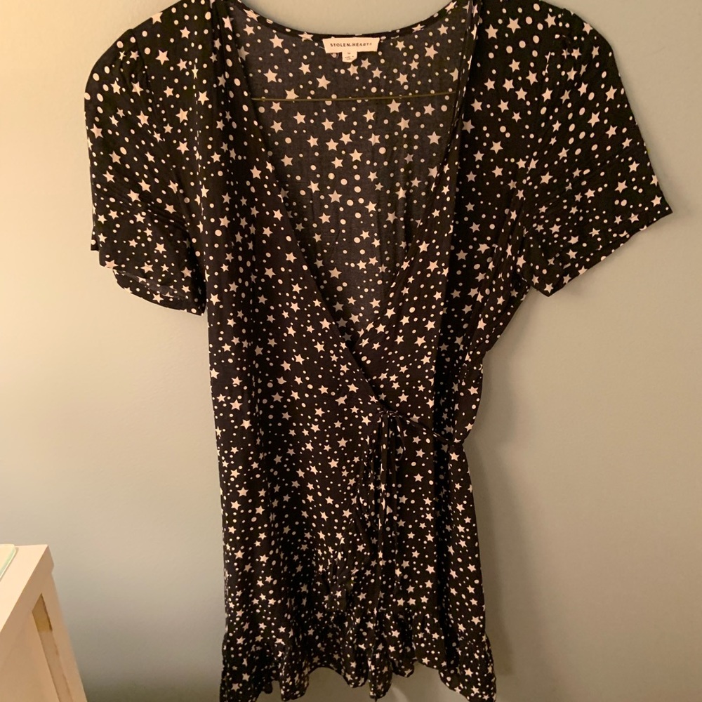 Star Wrap Dress